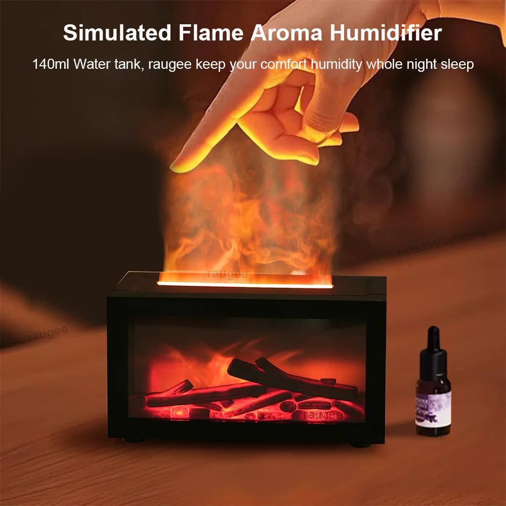 Cozy Flame Aroma Humidifier - TenderlyGifted