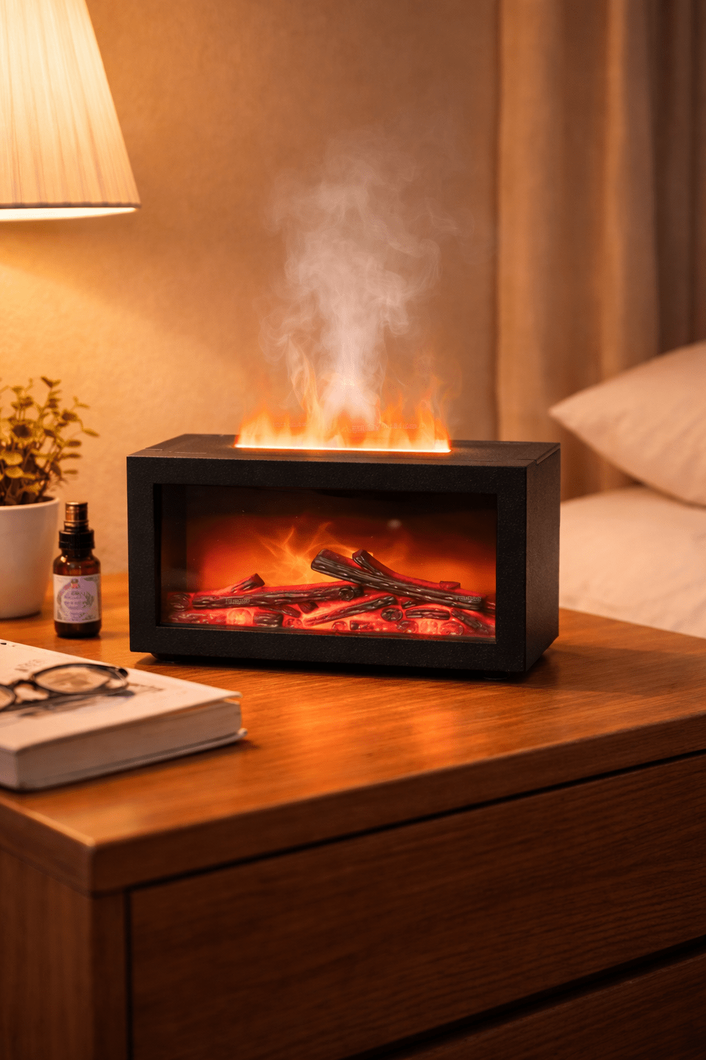 Cozy Flame Aroma Humidifier - TenderlyGifted