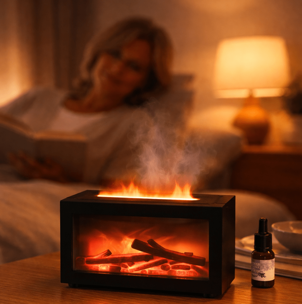 Cozy Flame Aroma Humidifier - TenderlyGifted