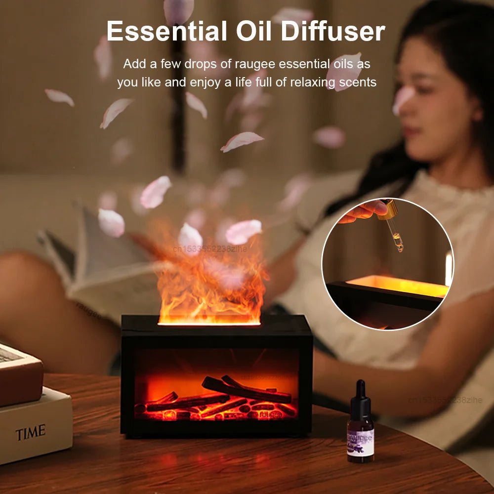 Cozy Flame Aroma Humidifier - TenderlyGifted